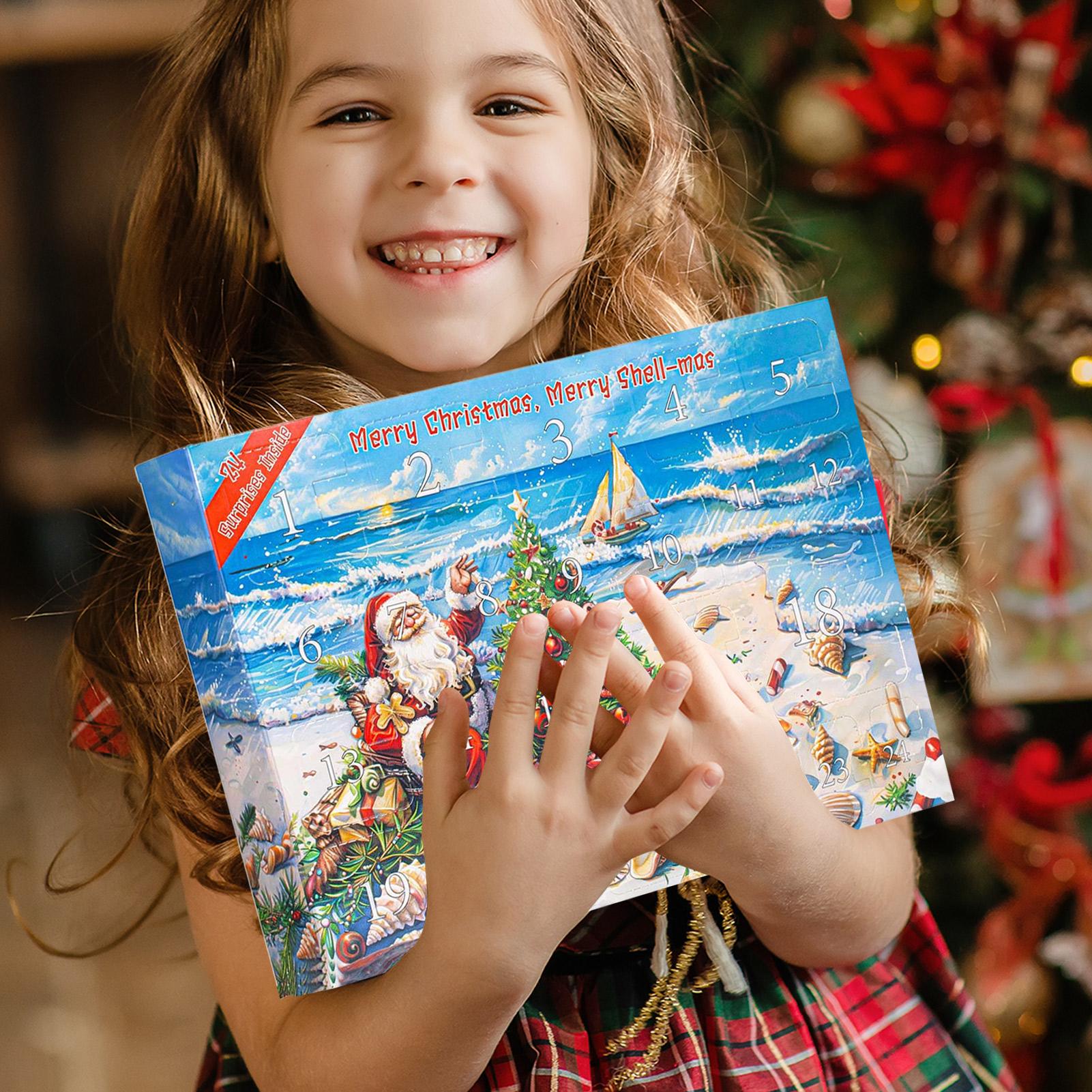 Kids Toys Christmas 2025 - Адвент-календарь с ракушками на 2025 год,