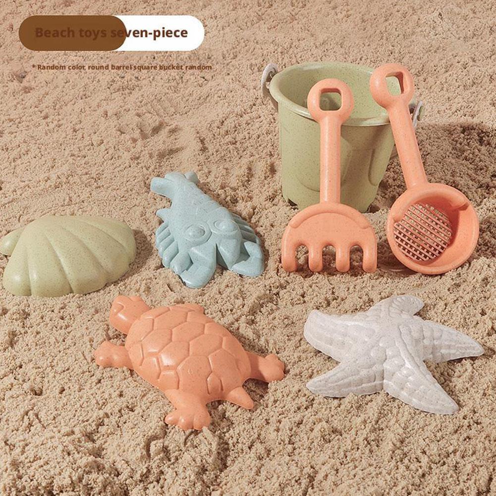 Набор из 7 игрушек для пляжа и – обзор и цена Sandbox Play Set