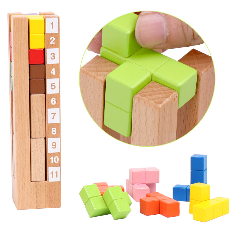 Деревянные блоки-башни, обучаю – обзор и цена Kids Toys Now